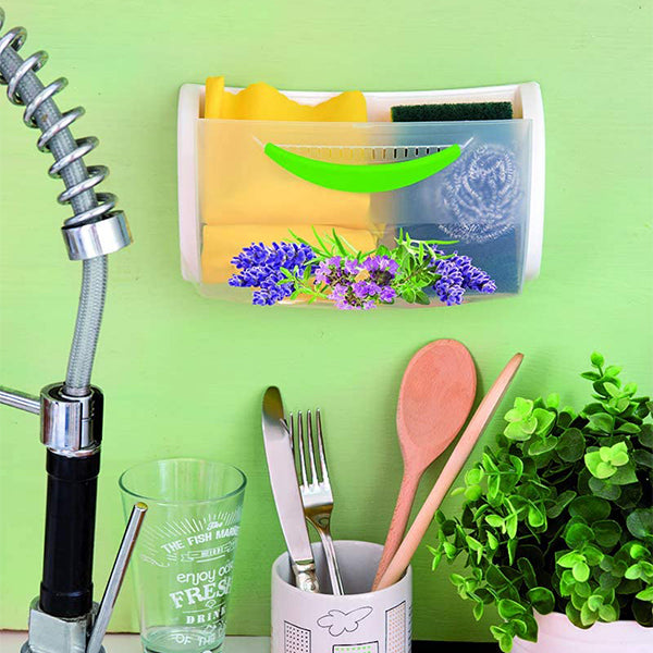 Sponge holder - White Size: 26.00 x 11.50 x 14.50 cm