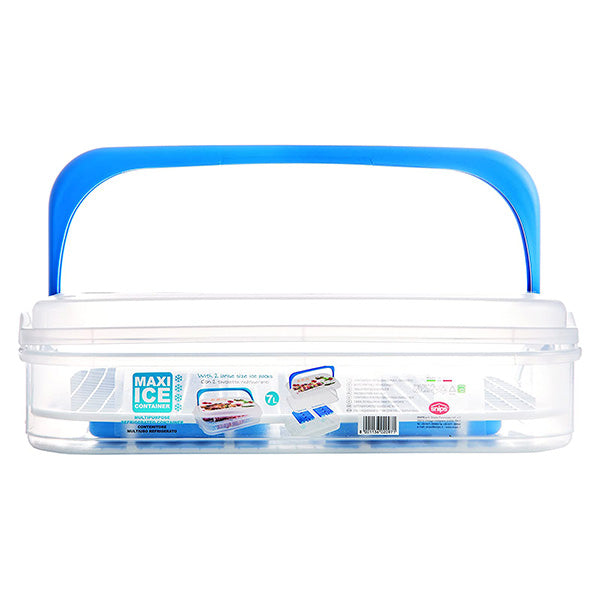 Multi-use Maxi Ice Container Size: 43 x 27.5 x 10.5xm.