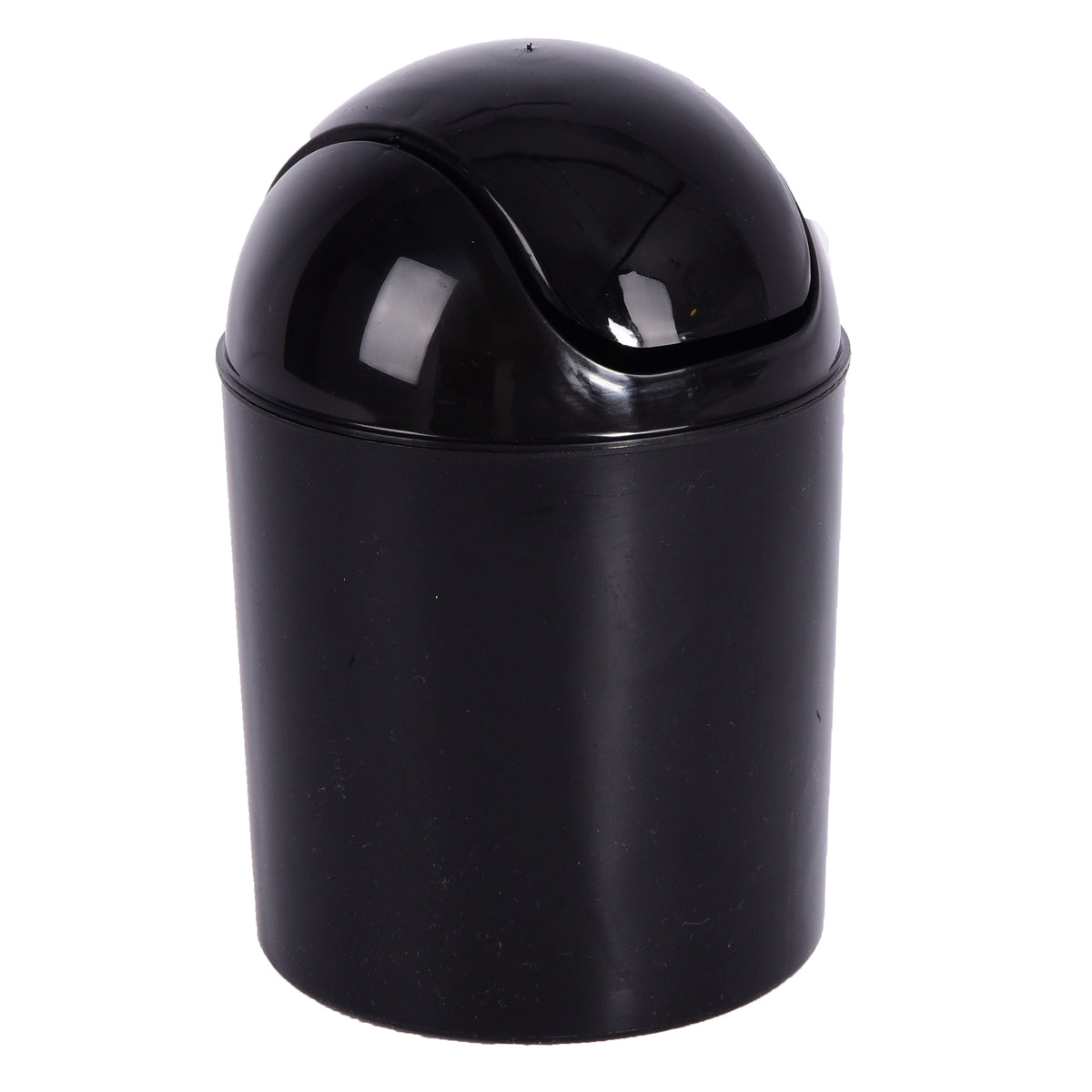 Dustbin with swing lid - BlackCapacity: 1.7 liters.