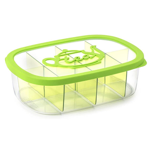 Tea Bags Divider Box - Green Capacity: 3 Liter