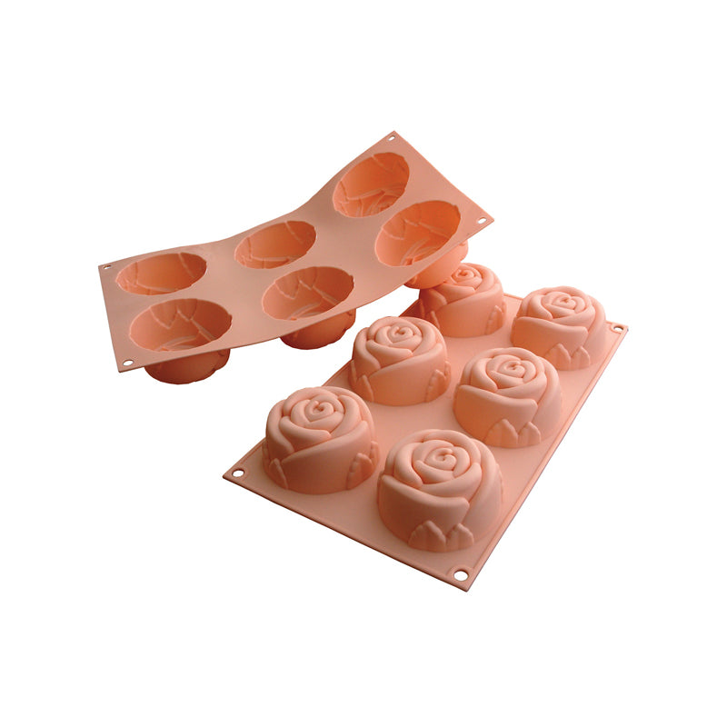Silikomart Silicon Cake Mould D.76Xh.40Cm Peach Mould -Rose
