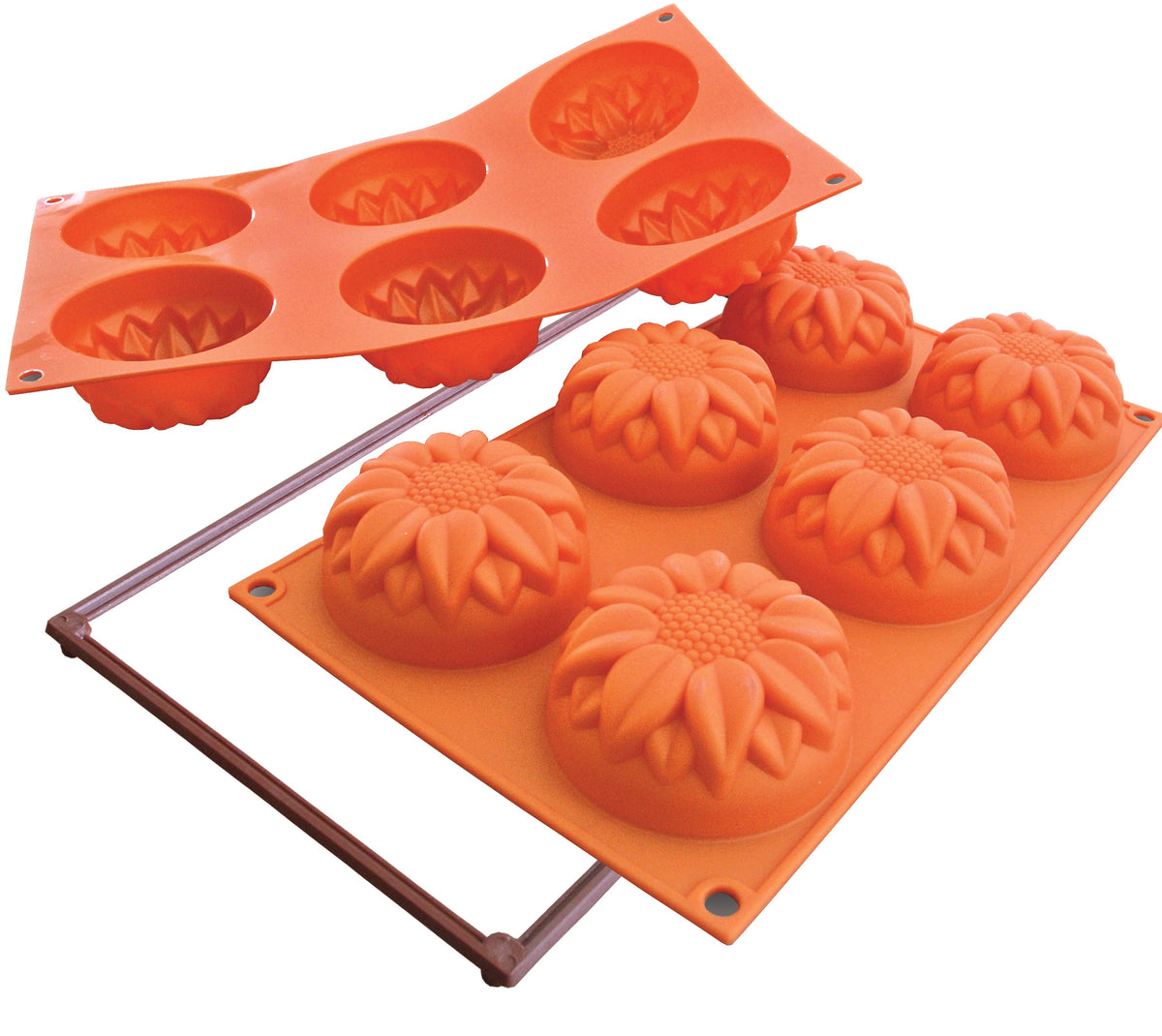 قالب المطاط لصنع الحلوى المقاس: 44 × 27 سم