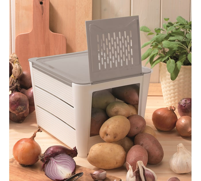 Potato & Vegetable Keeper - Grey