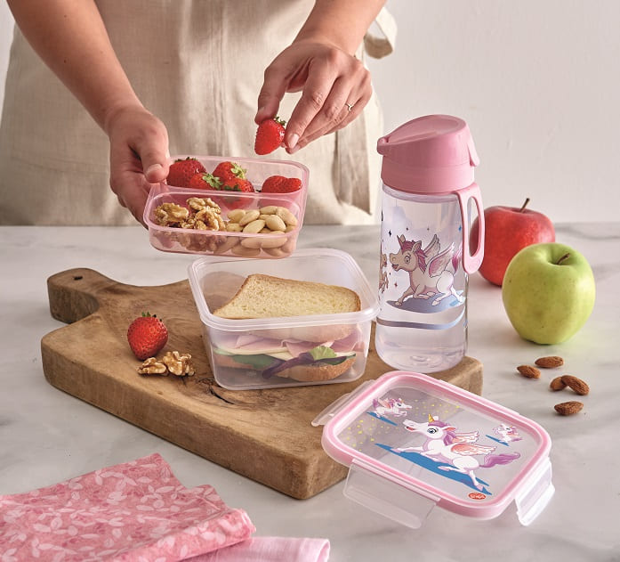 Lunch Box Square - Pink