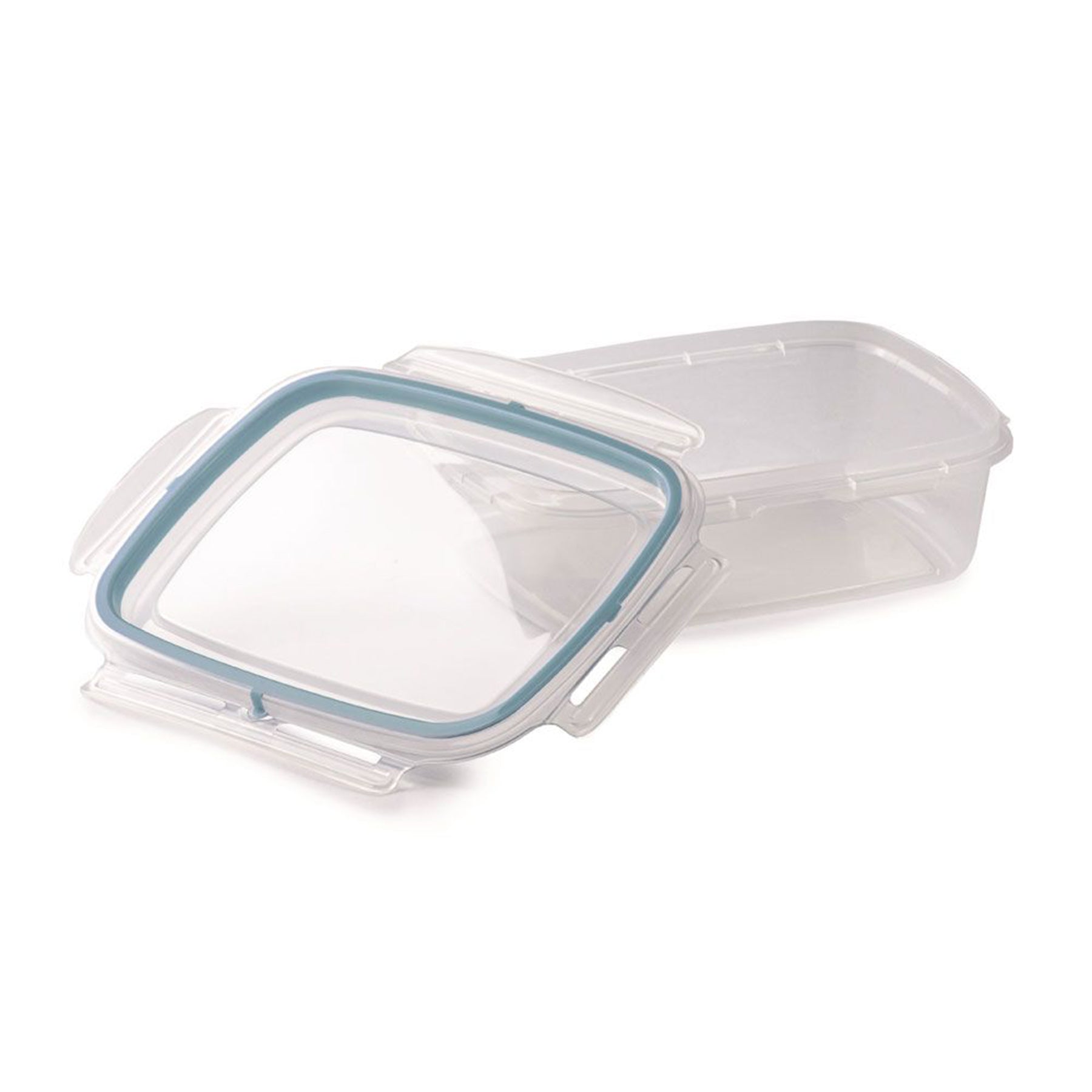 LOCK 3 PCS SET RECT CONTAINERS 0.6LT LIGHT BLUE