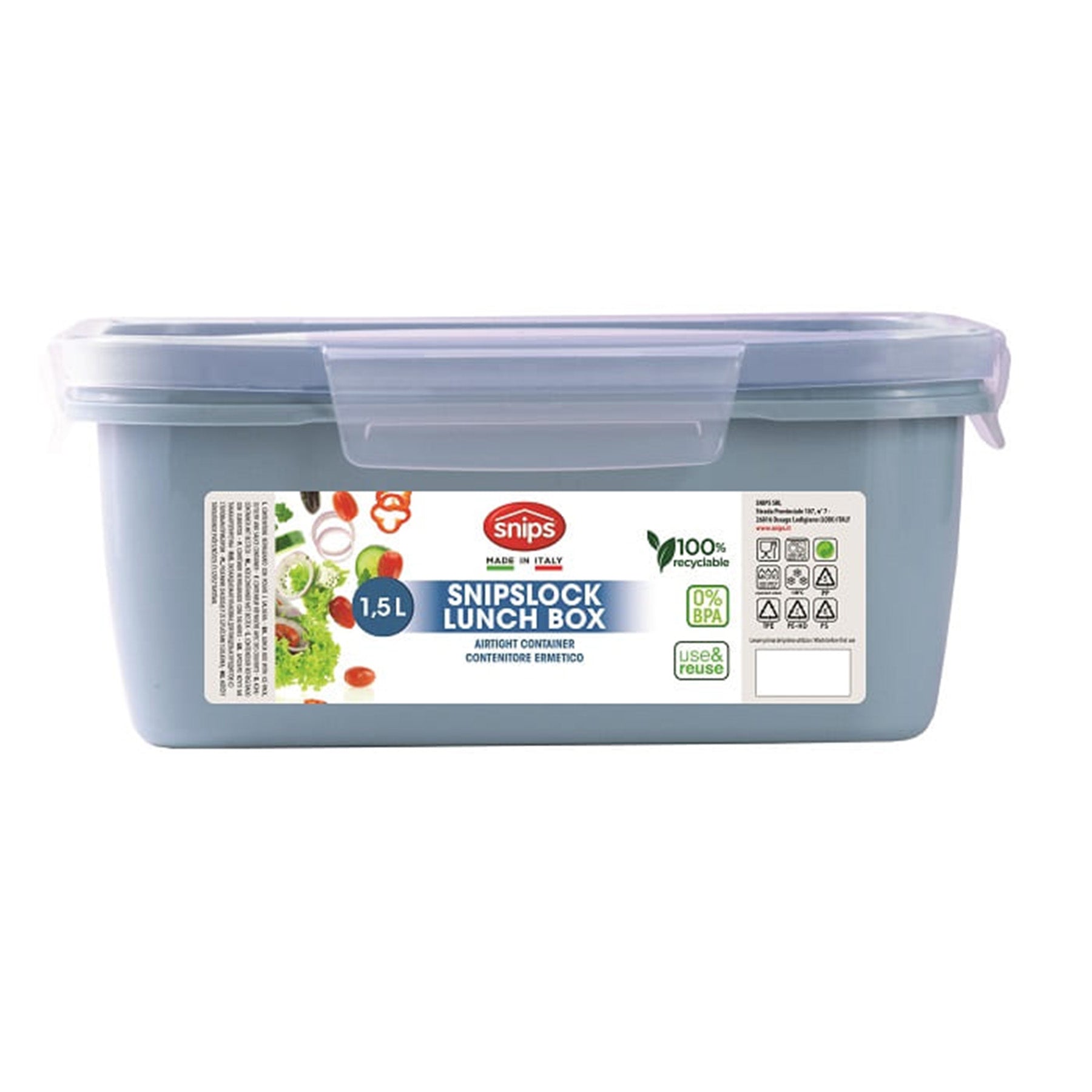 SnipsLock Lunch Box Rectangular