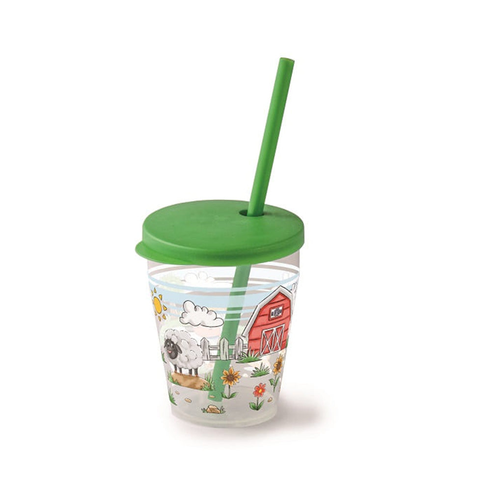 Tumbler and Flip Lid and Straw Farm