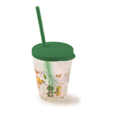 Tumbler 385ML+ Flip Lid & Straw Dino