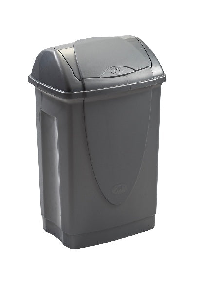 Waste Bin With Lid 25L - Grey