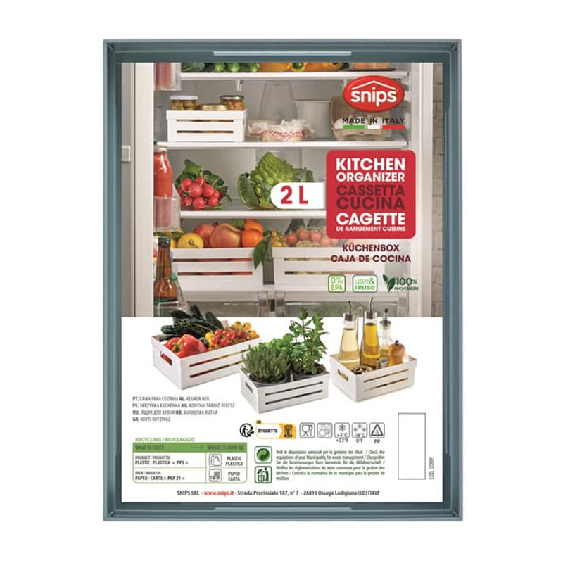 Snips Storage Box 2Ltr - Mint Green