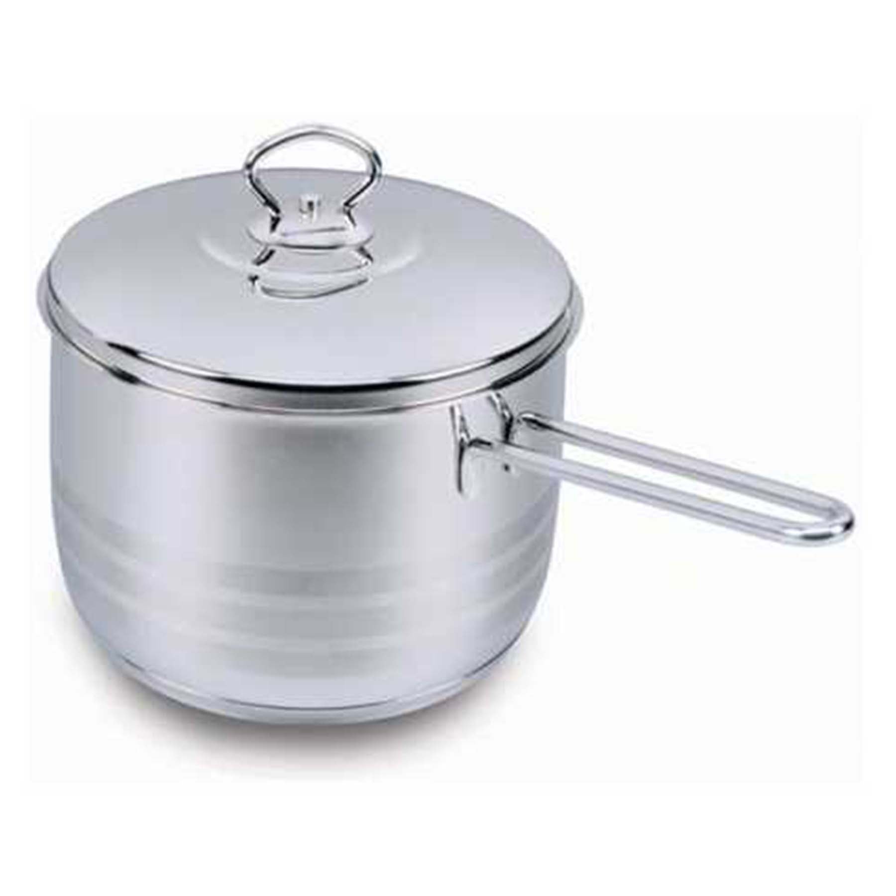 Saucepan with lid & handle - Silver