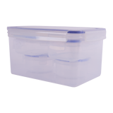 Plastic container 5 pieces set