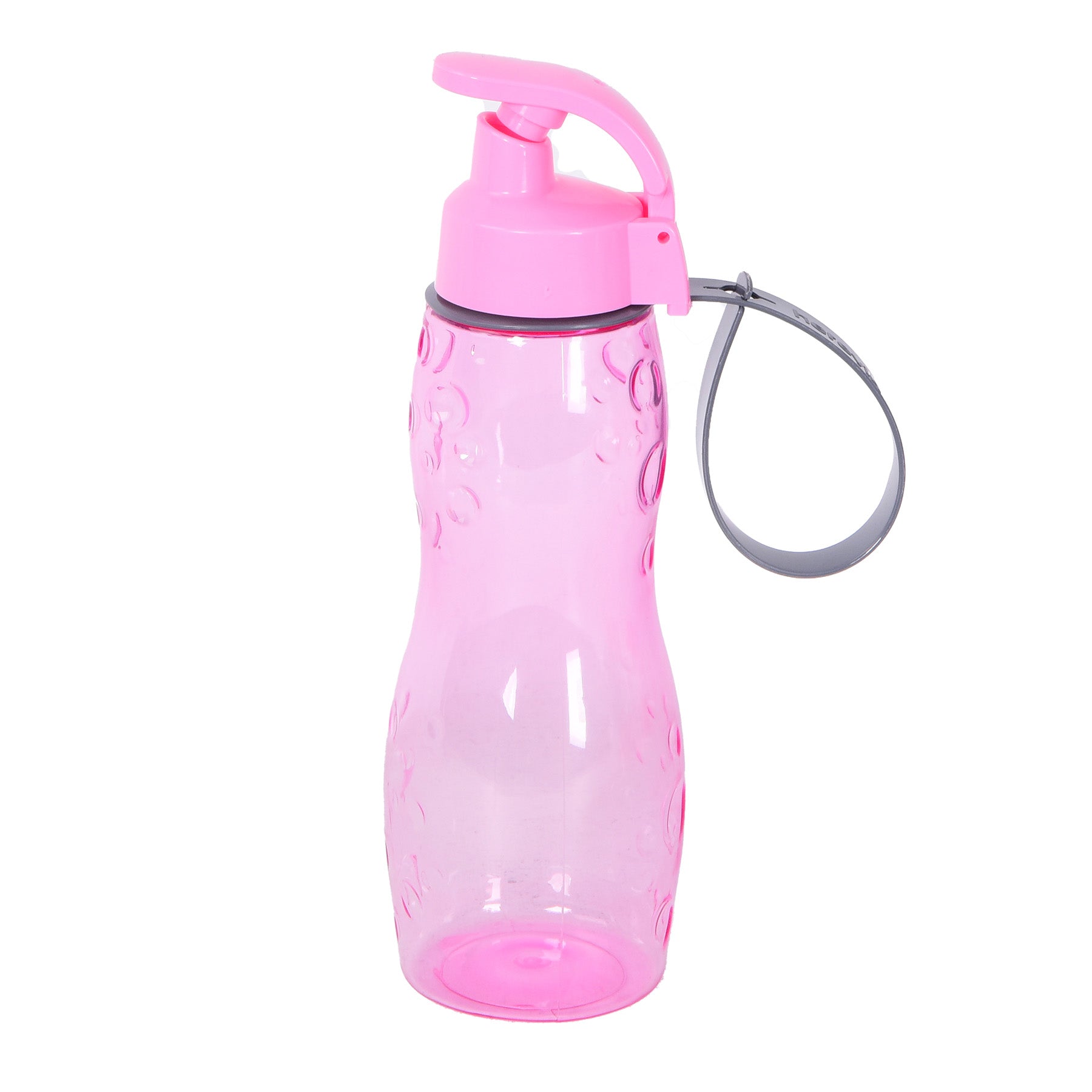 Sports bottle with hanger - red