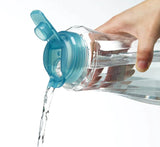 Wave Water bottle with lid