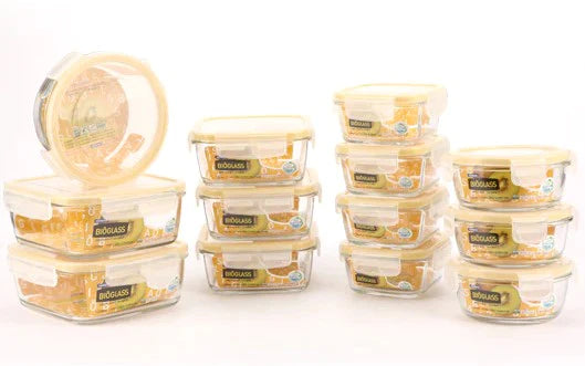 Square food canister