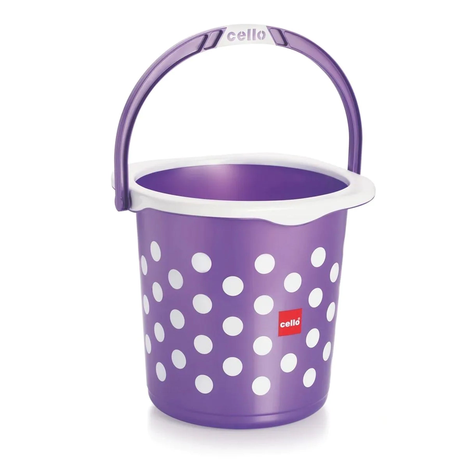 Cleaning Bucket with Handle - Purple Color