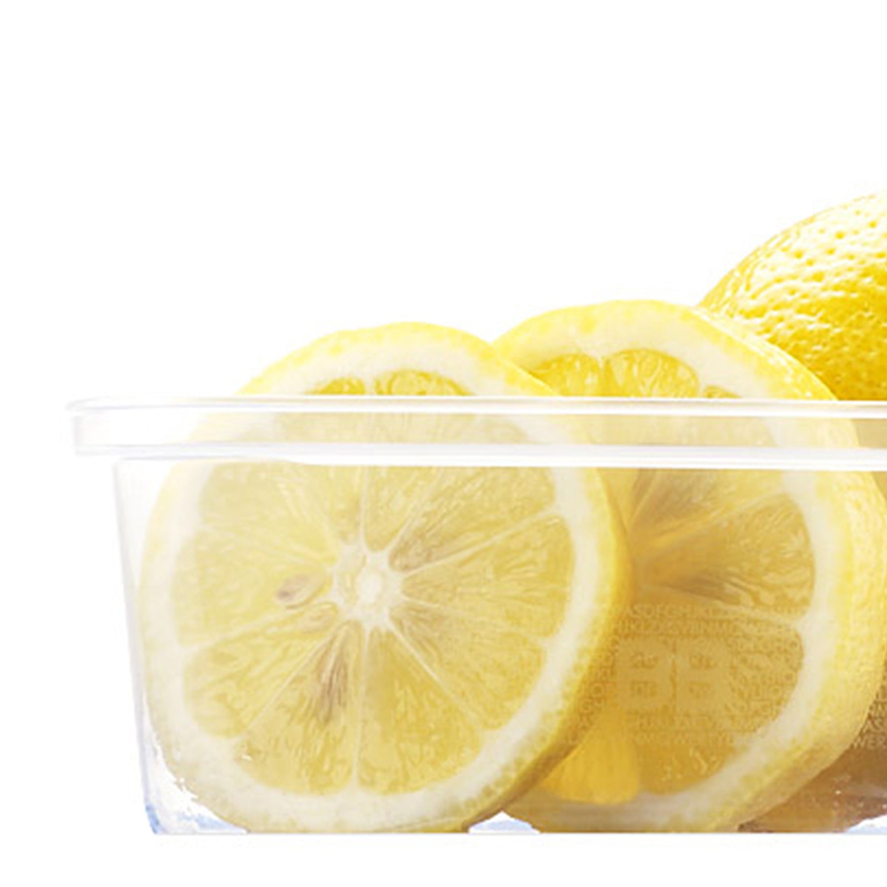 Plastic containers set - Blue & Clear