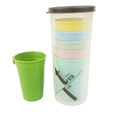 Colored Tea Cup Set