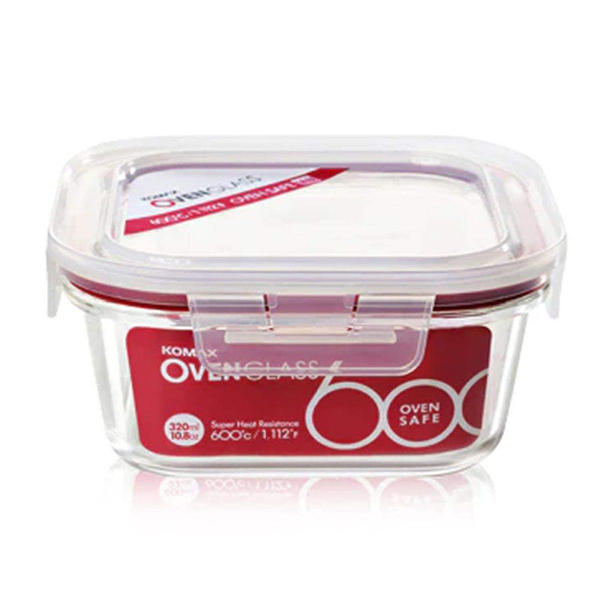 Oven square glass