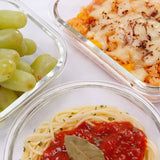 Oven square glass