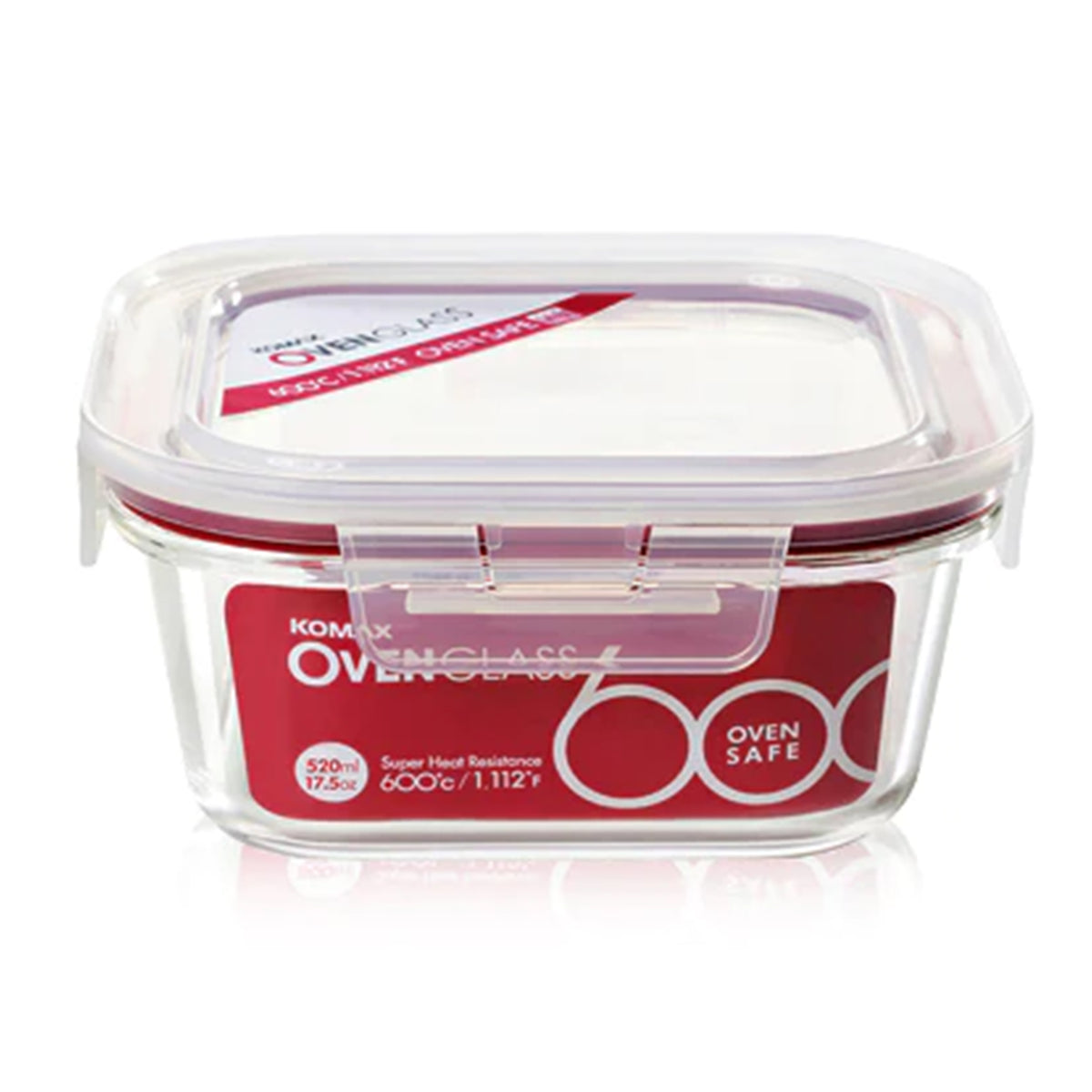 Oven square glass