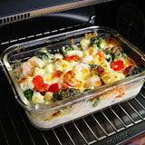 Oven square glass