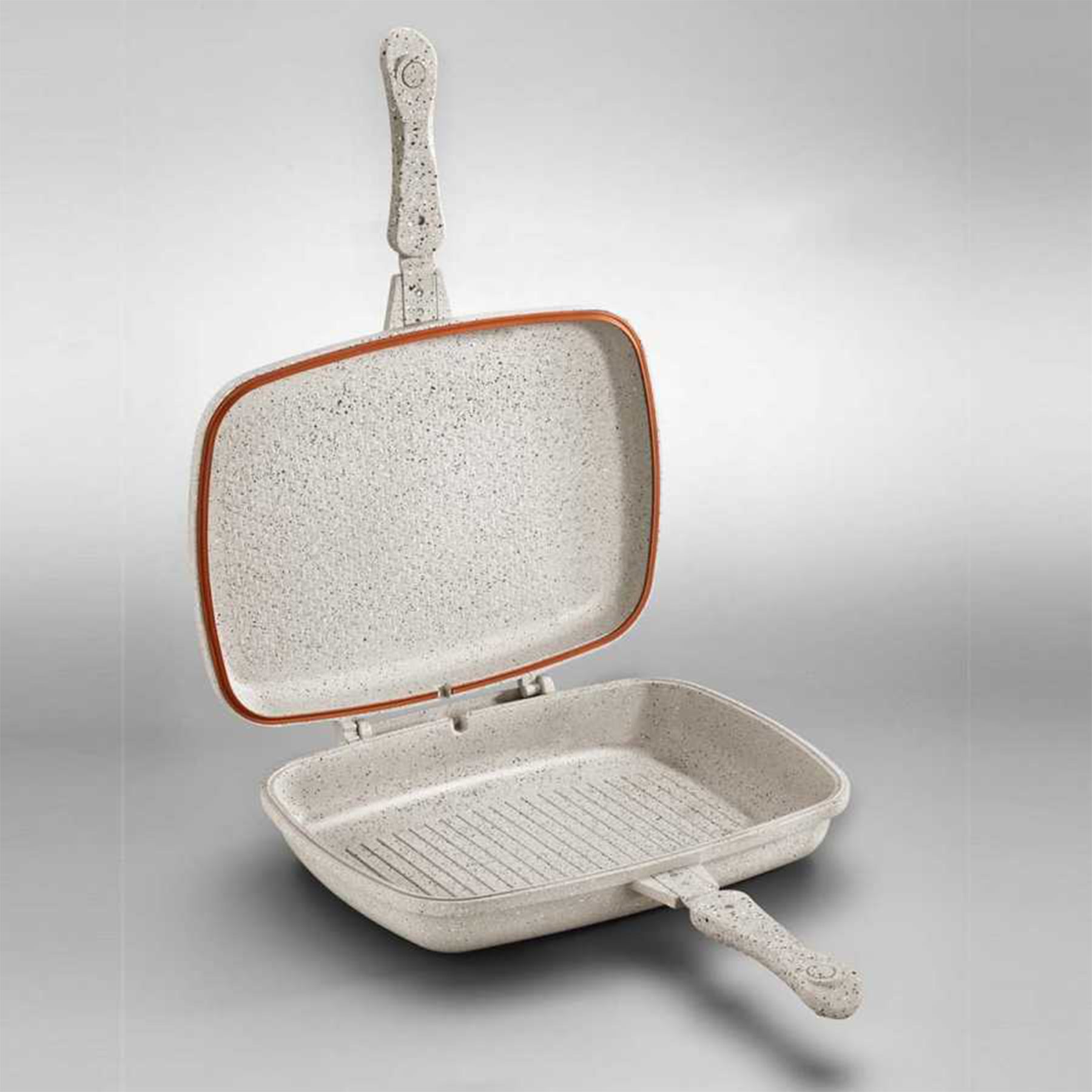 Double Frying Pan with Lid