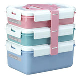 Lunch Stackable Canisters Picnic Set -Multi Colors