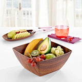 Square Bowl - Brown