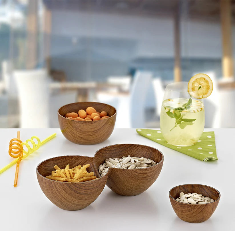 Twin snack bowl