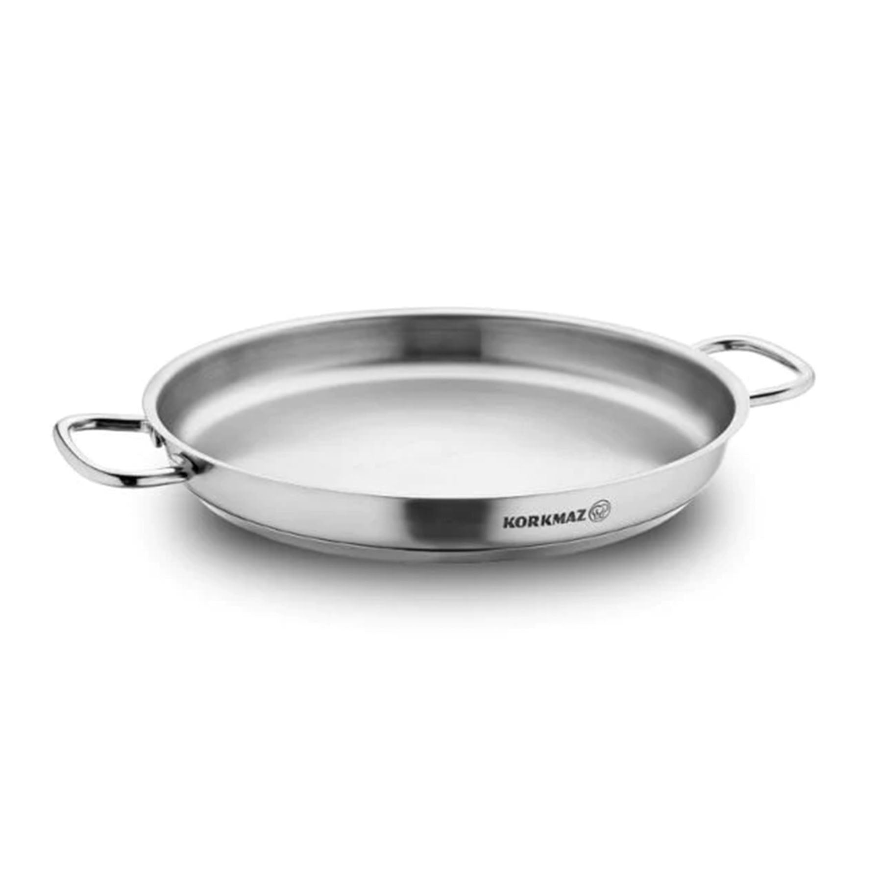 Steel pan with handles
