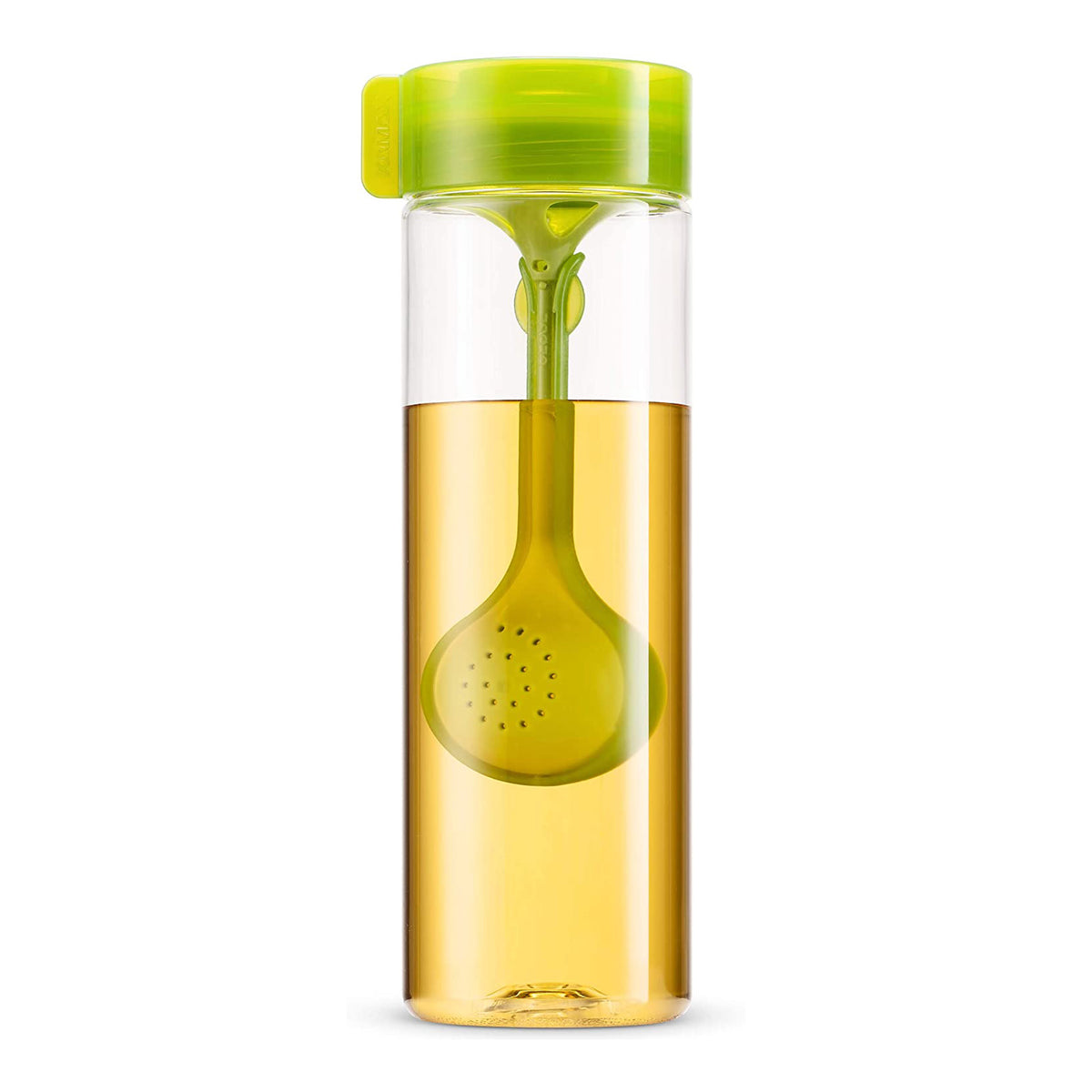 Water bottle with Spoon - green