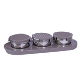 Stainless steel containers