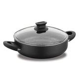 Casserole with lid, Black