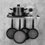 Frying Pan with handle, Black