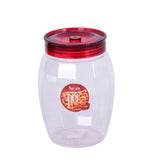 Plastic jar with lid