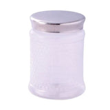 Crystal plastic jar