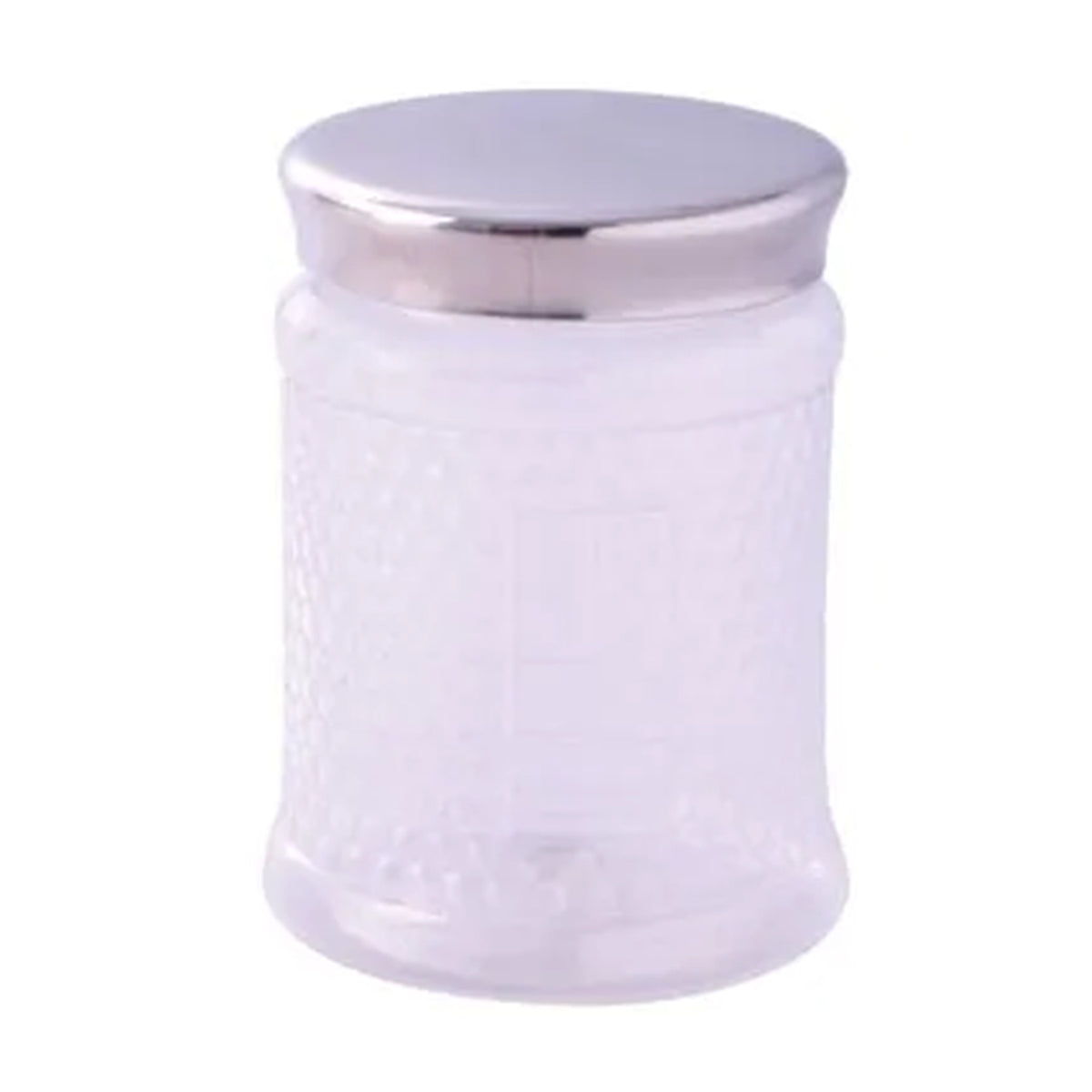 Crystal plastic jar