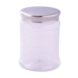 Crystal plastic jar