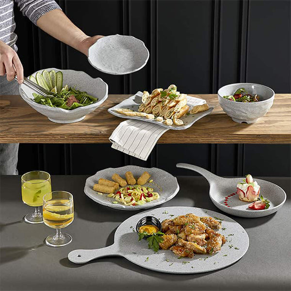 White granite Platter