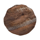 Round Plate - Light Brown