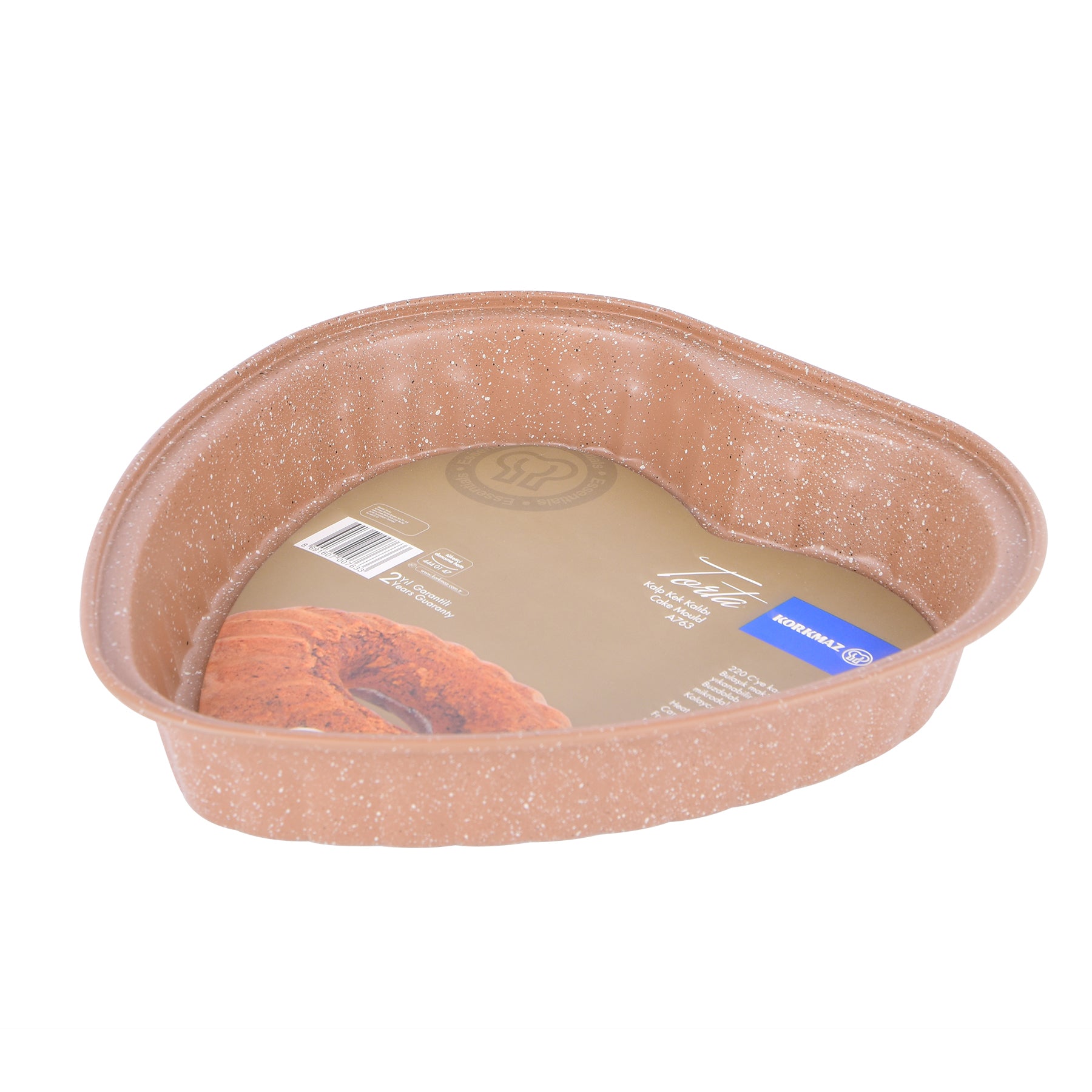 Heart shape Cake Pan, Brown