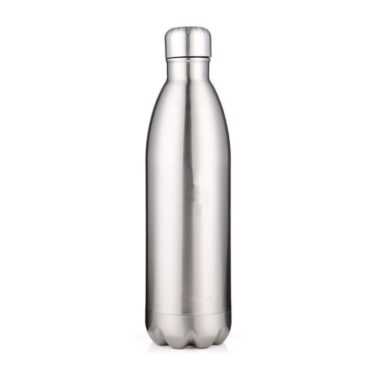 Sliver stainless steel water bottle