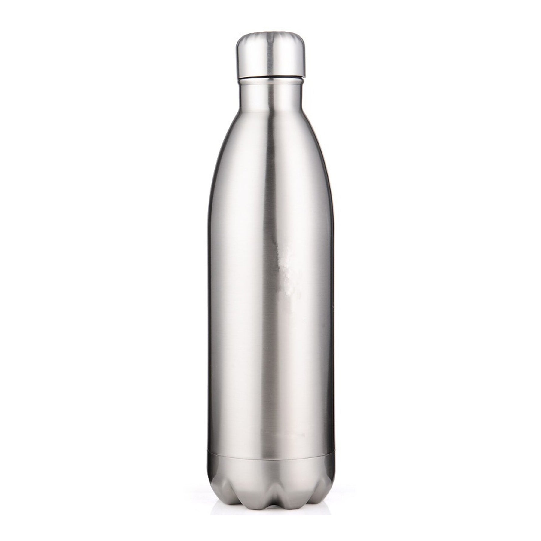 Sliver stainless steel water bottle