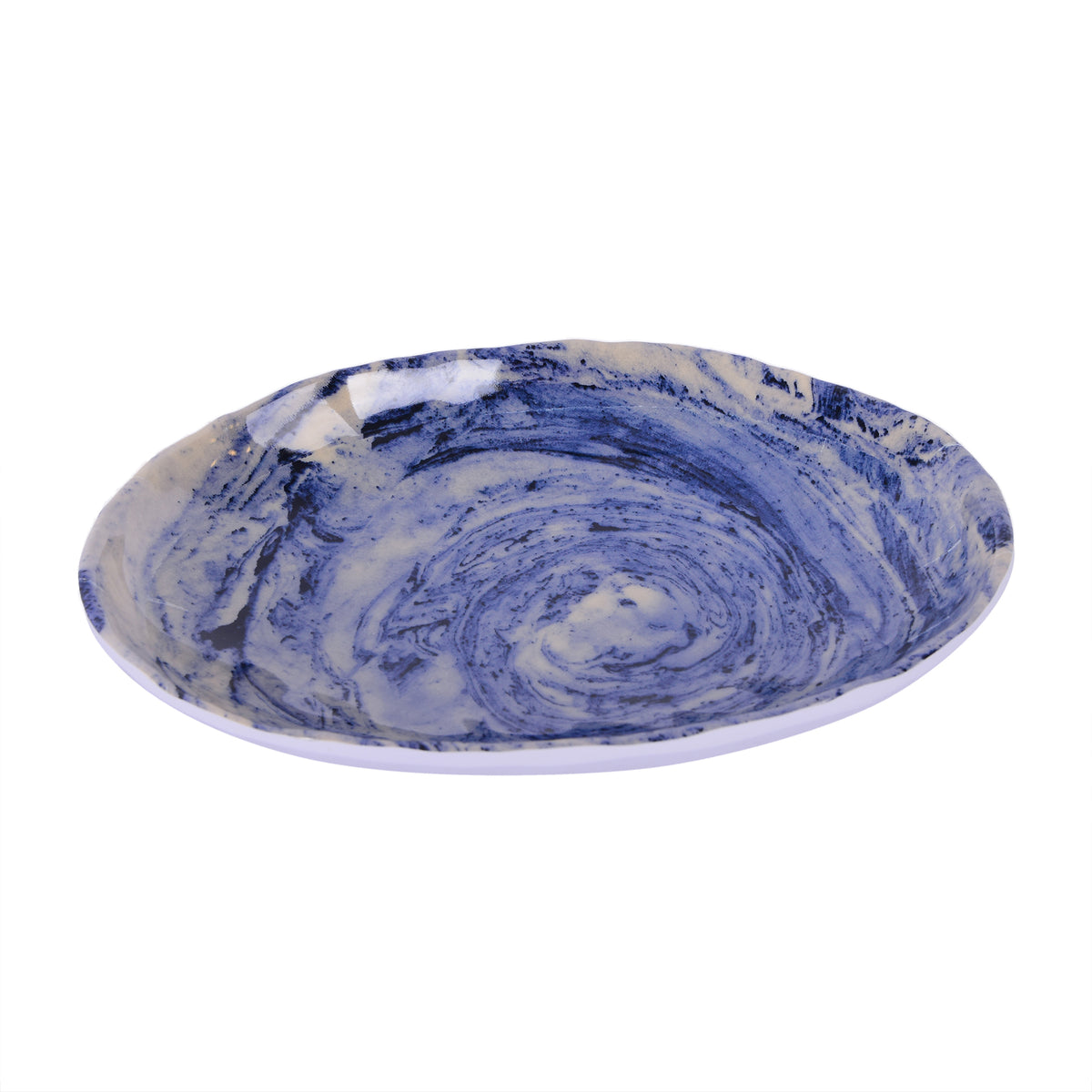 Oval Plate - Blue