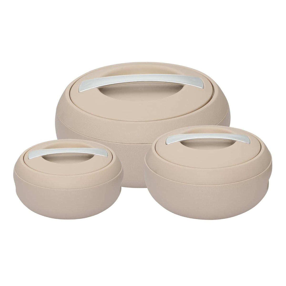 Gourmet Set Of 3 - Beige  2000ml , 3000 ml , 5000 ml