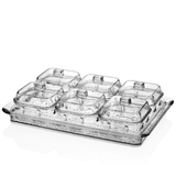 6pcs Acrylic Breakfast Set - Transparent