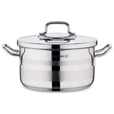 Casserole with lid - Silver 7.25L