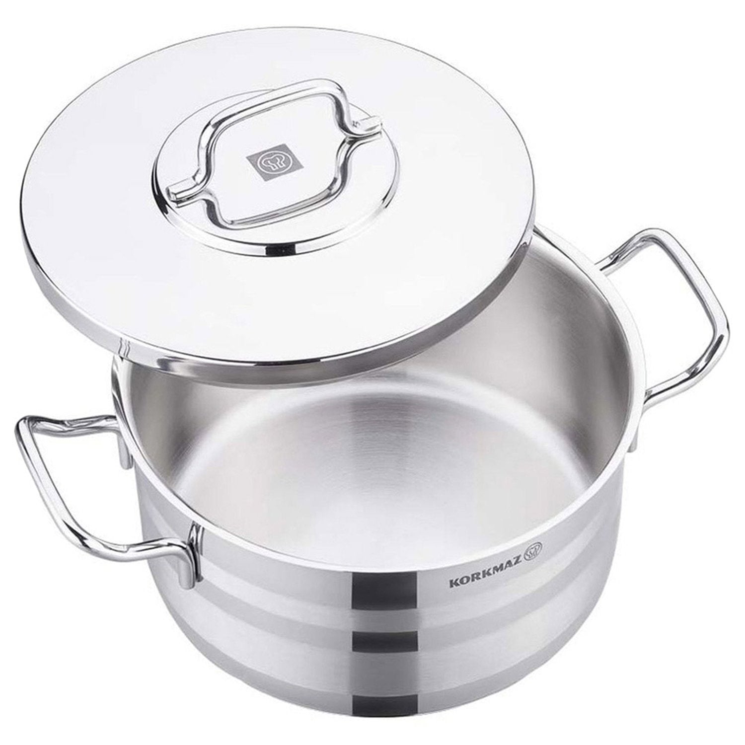 Casserole with lid - Silver 7.25L