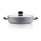 A3907 Low Casserole Dish, 4.0L - 28X7.5 Cm - Silver